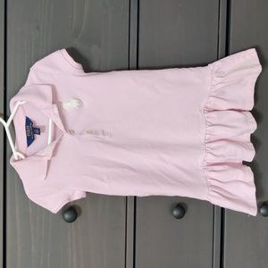 Ralph Lauren girls pink polo dress size 5